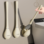 Hygienische Silikon-Toilettenbürste im modernen Look