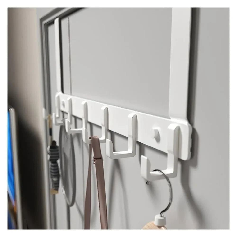 Praktischer Türhaken-Organizer mit 6 Haken aus Aluminium