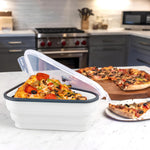 Smart Silicone Pizza Box for easy storage
