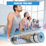 Komfortable Trainingsmatte für Yoga und Fitness | 180 × 50 × 0,6 cm