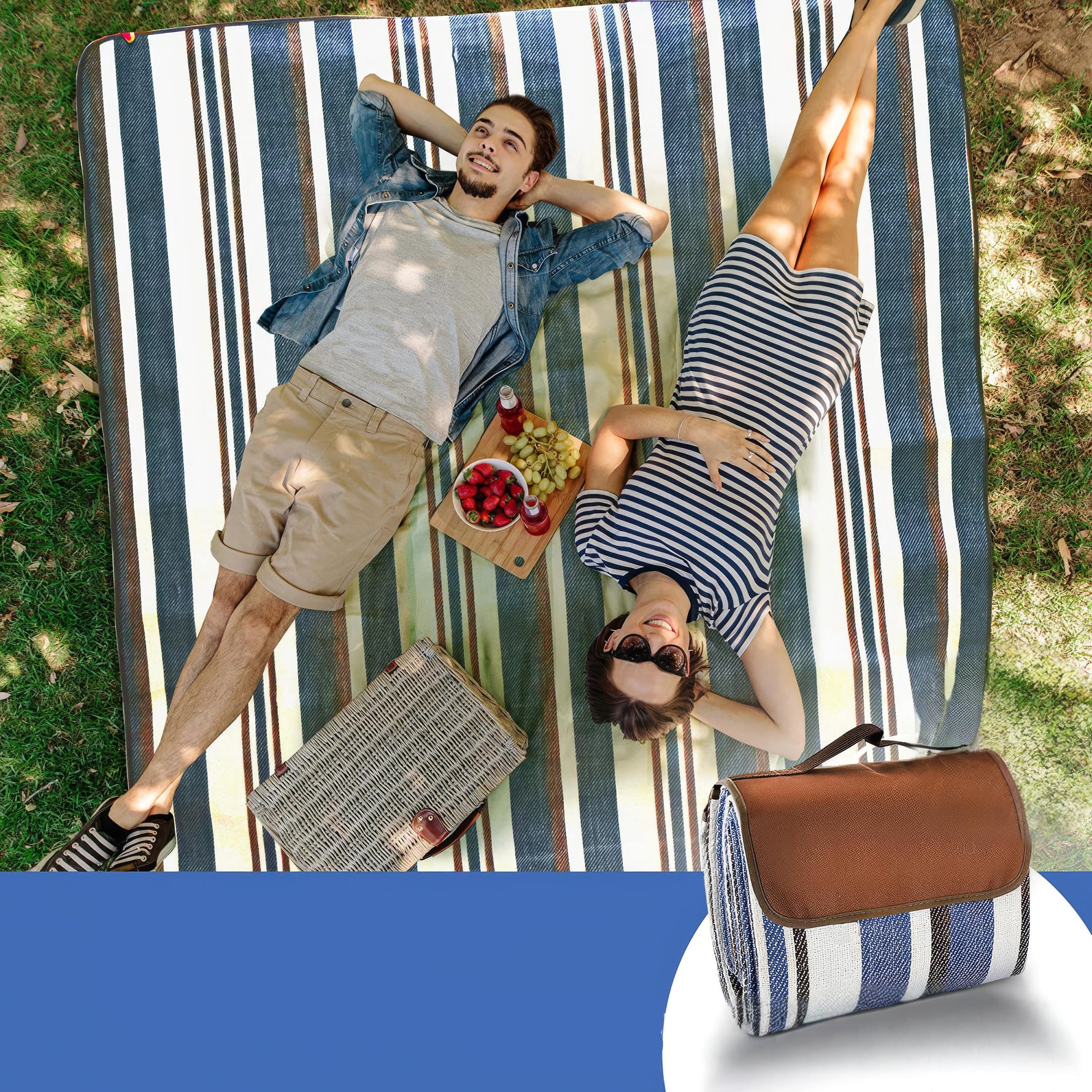OutdoorBuddy – Wasserdichte Picknickdecke für jedes Abenteuer