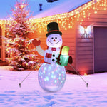 Christmas decorations – snowman or Christmas tree with lighting