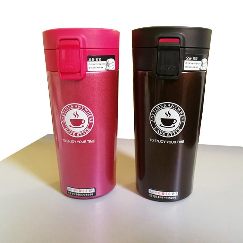 Edelstahl Isolierbecher Thermoskanne 380 mL