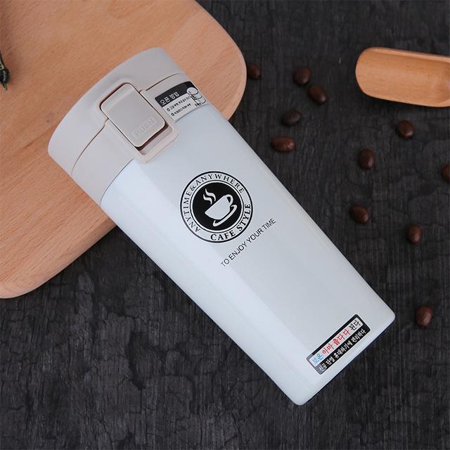 Edelstahl Isolierbecher Thermoskanne 380 mL