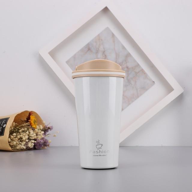 Edelstahl Isolierbecher Thermoskanne 380 mL