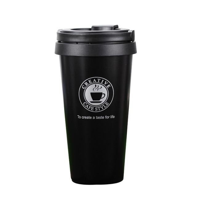 Edelstahl Isolierbecher Thermoskanne 380 mL