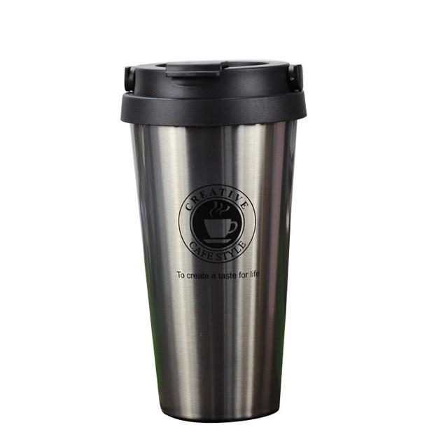 Edelstahl Isolierbecher Thermoskanne 380 mL