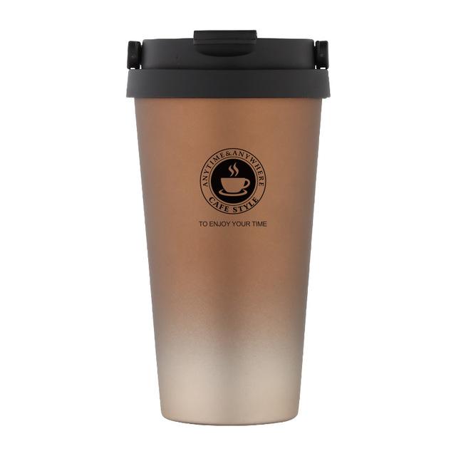Edelstahl Isolierbecher Thermoskanne 380 mL