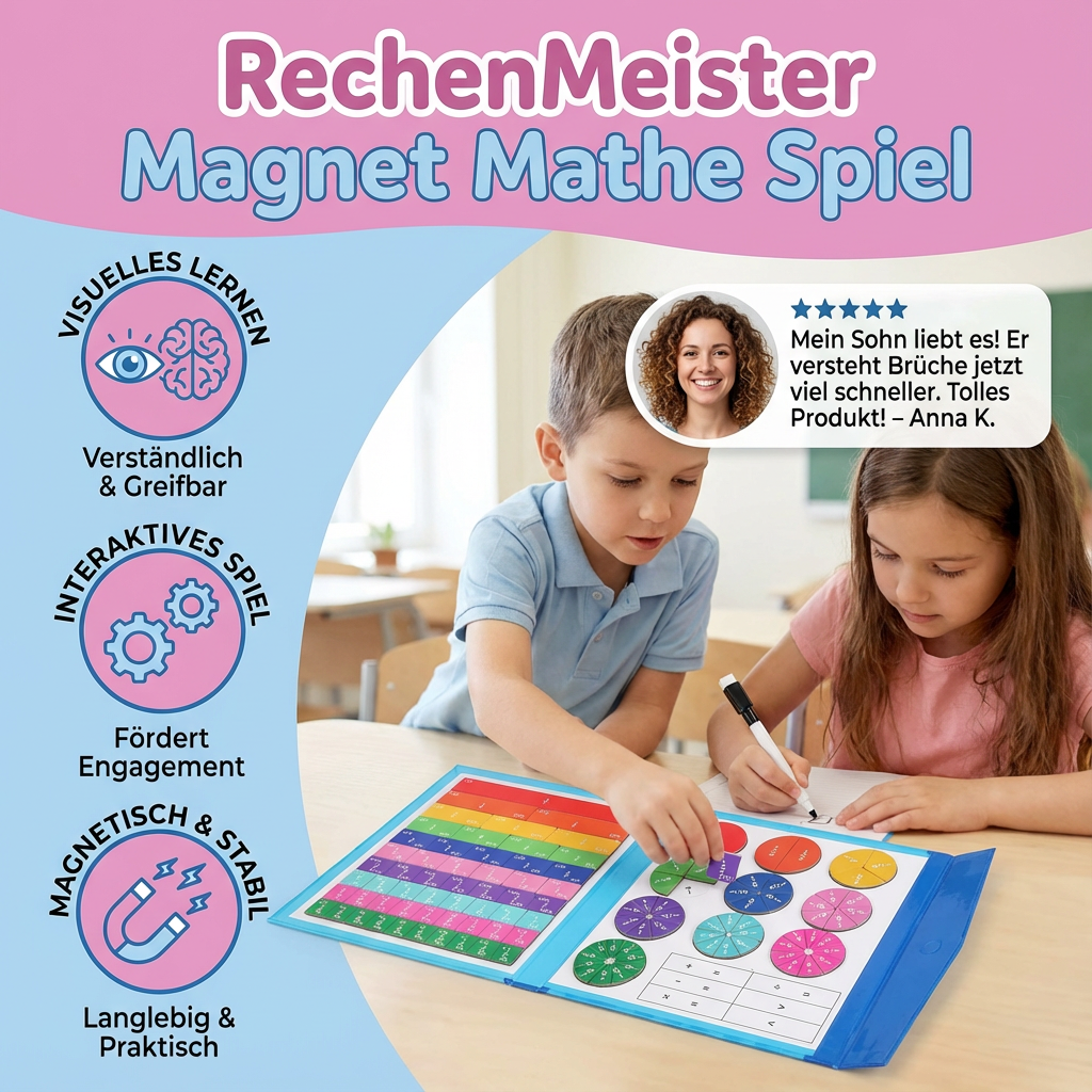 Math Game with Magnets – Arithmetic Master
