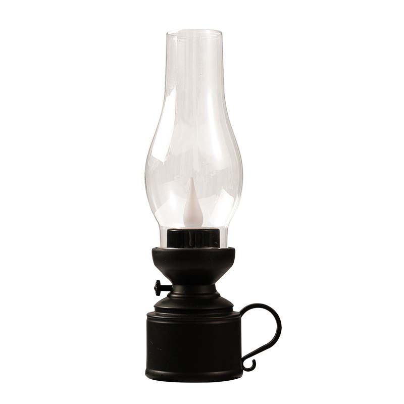 Vintage Oil Lamp with LED Lighting – Electronic