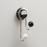 Secure Stainless Steel Toilet Paper Holder with Suction Cup – Tool-Free Installation with Wood Grain Finish