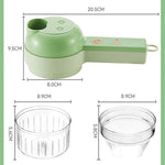Multifunctional Handheld Vegetable Slicer with 4 Functions