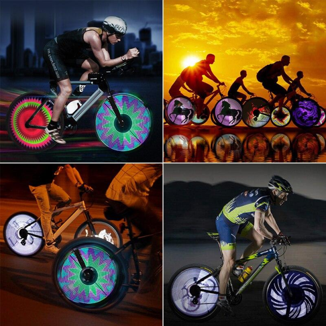 LED Fahrradlicht mit 3D Effekt