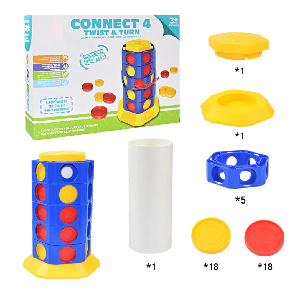 3D Connect 4™ - 3D Drehung - Vier in einer Reihe