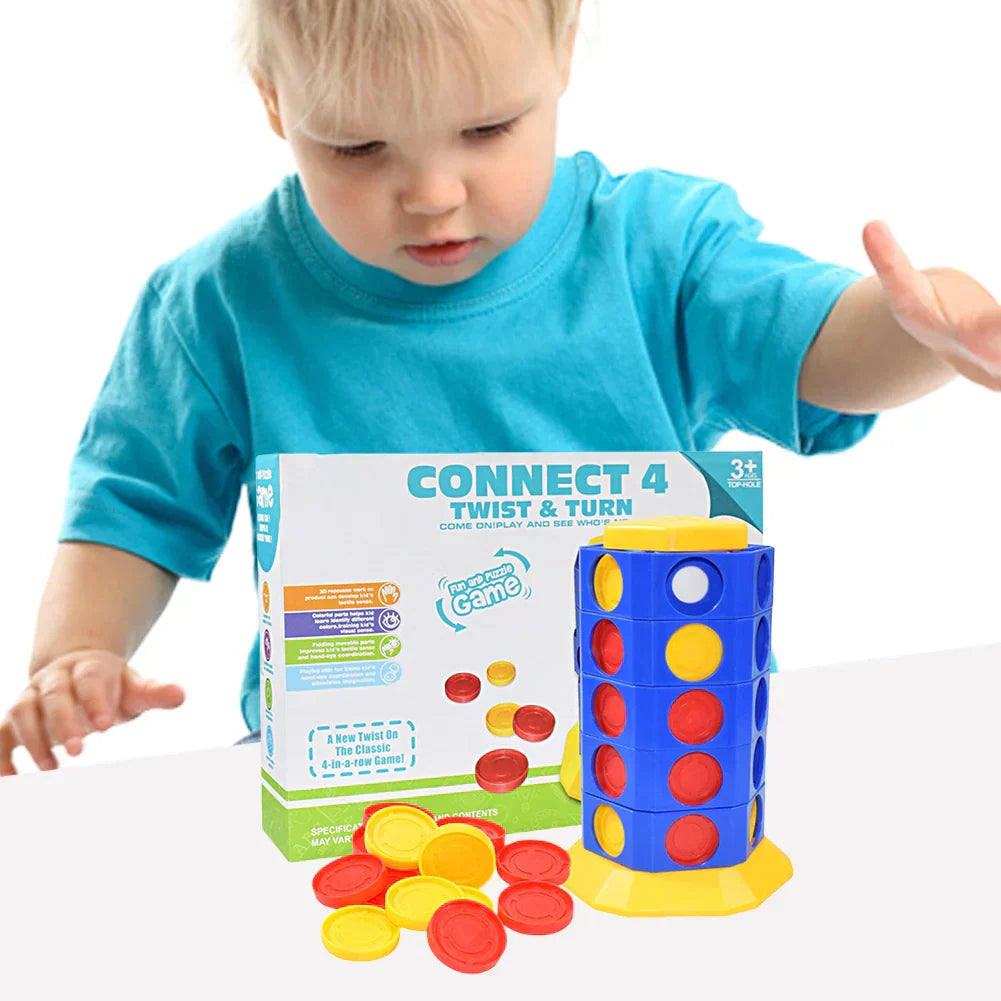 3D Connect 4™ - 3D Drehung - Vier in einer Reihe