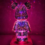 3D Fireworks Bear