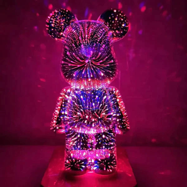 3D Fireworks Bear