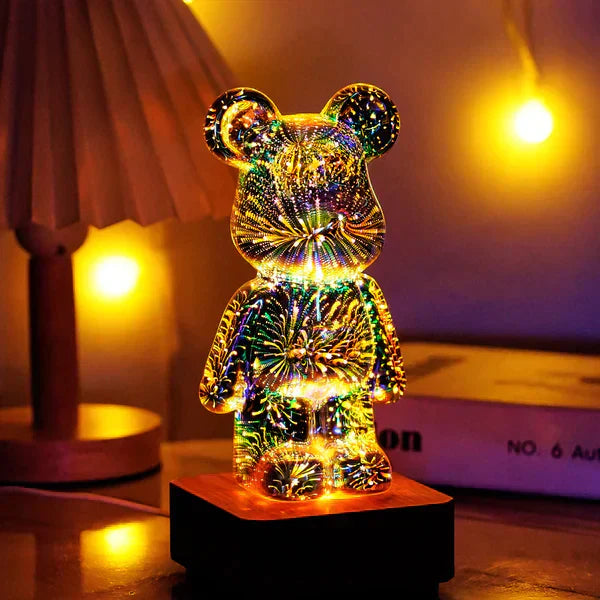 3D Fireworks Bear