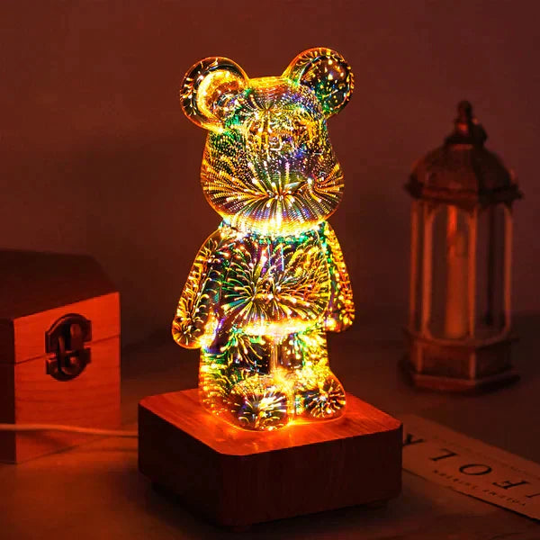 3D Fireworks Bear