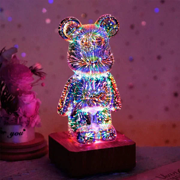 3D Fireworks Bear
