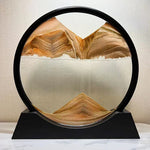 3D Sanduhr mit Tiefsee-Sandlandschaft