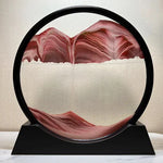 3D Sanduhr mit Tiefsee-Sandlandschaft
