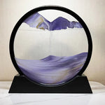 3D Sanduhr mit Tiefsee-Sandlandschaft