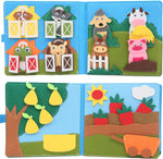 3D Montessori Erzählbuch mit Bauernhof-Motiv