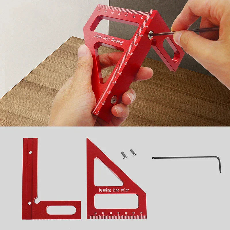 Präzisions-Messschablone mit 3D-Multi-Winkel