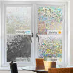 Fascinating 3D Rainbow Window Film