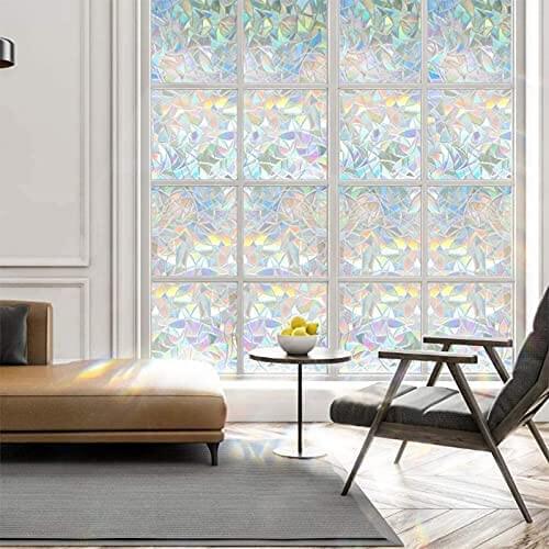 Fascinating 3D Rainbow Window Film