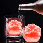 Rose 3D Ice Cube Tray for Stylish Drinks