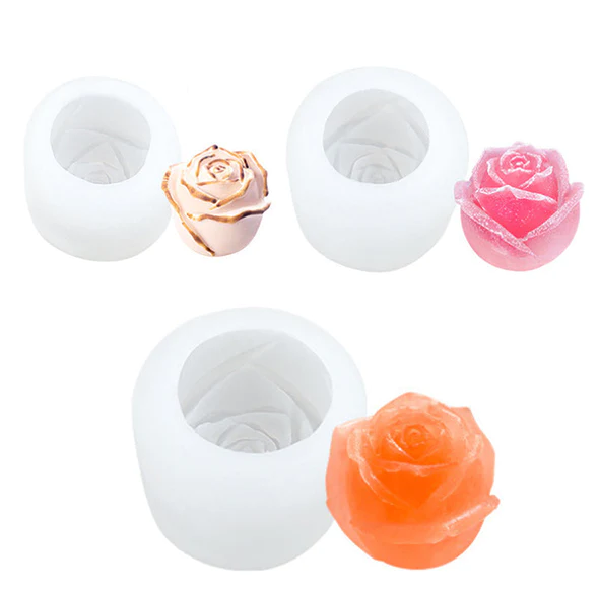 Rose 3D Ice Cube Tray for Stylish Drinks