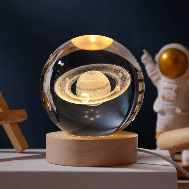 Magische 3D Kristallkugel des Sonnensystems
