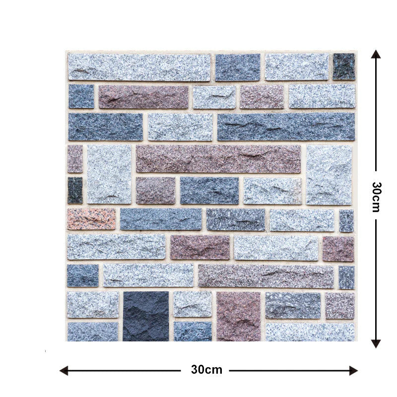 3D Wandfliesen zum einfachen Anbringen und Entfernen
