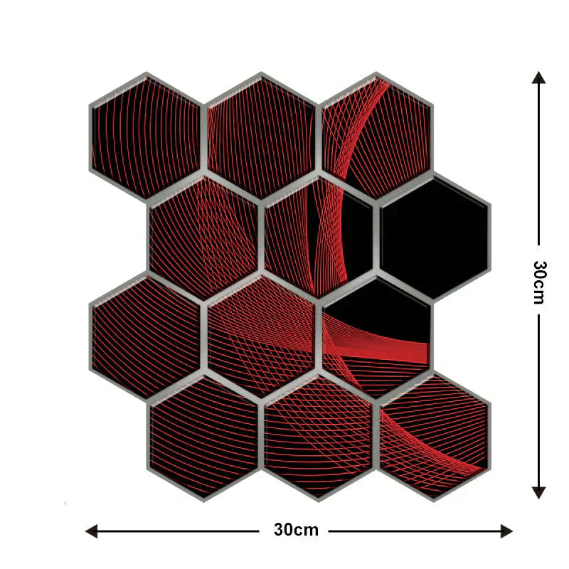 3D Wandfliesen zum einfachen Anbringen und Entfernen