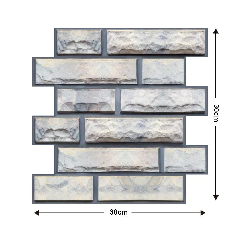 3D Wandfliesen zum einfachen Anbringen und Entfernen