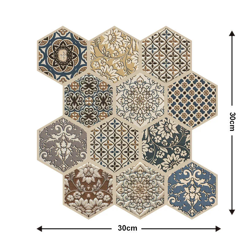 3D Wandfliesen zum einfachen Anbringen und Entfernen