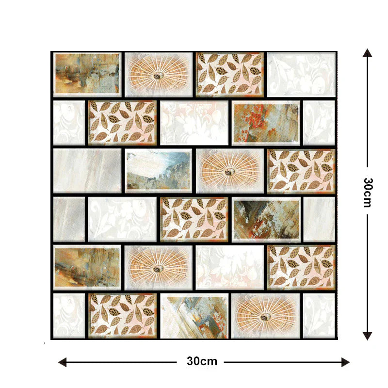 3D Wandfliesen zum einfachen Anbringen und Entfernen
