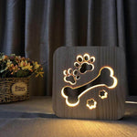 3D Tierlampe aus Holz – Ein bezaubernder Begleiter