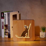 3D Tierlampe aus Holz – Ein bezaubernder Begleiter