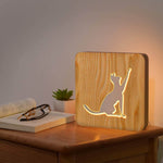 3D Tierlampe aus Holz – Ein bezaubernder Begleiter