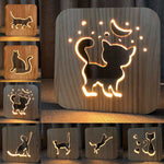 3D Tierlampe aus Holz – Ein bezaubernder Begleiter