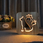 3D Tierlampe aus Holz – Ein bezaubernder Begleiter
