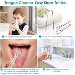 3-Piece Stainless Steel Tongue Cleaner Set | ZungenFrisch