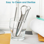 3-Piece Stainless Steel Tongue Cleaner Set | ZungenFrisch