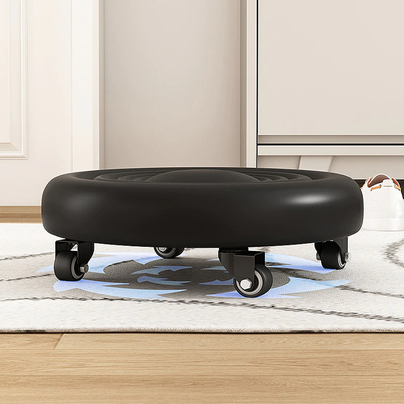 Rolling stool with 360-degree rotation and wheels