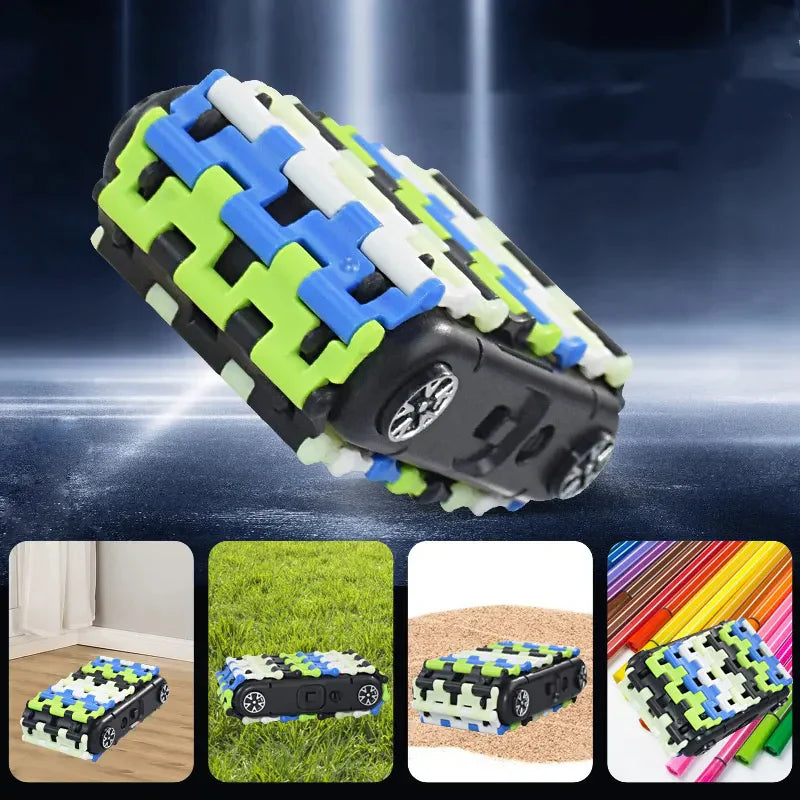 Race Track with Vehicles - Robot Game for Kids