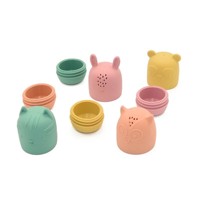 Bath Toys Made of Safe Silicone for Children