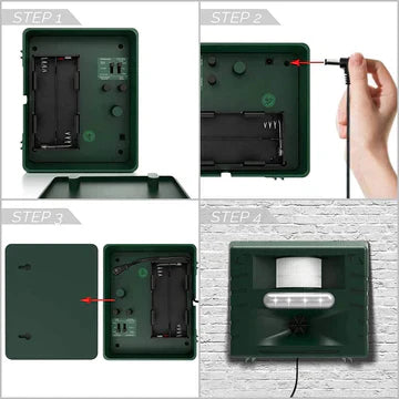 Wooden Ultrasonic Bird Repeller for Effective Woodpecker Control